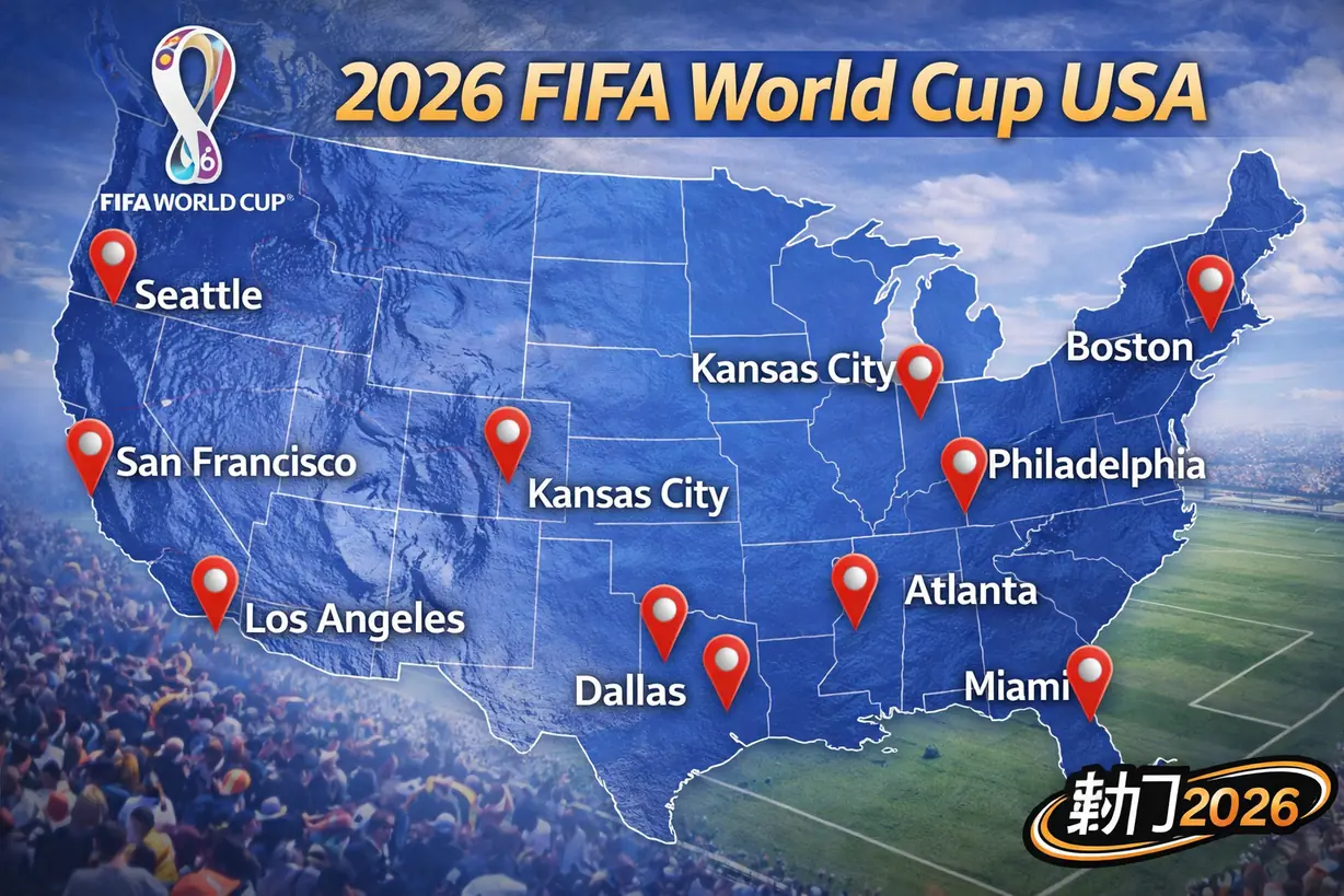 美国承办2026世界杯哪些比赛？比赛阶段与城市分工说明